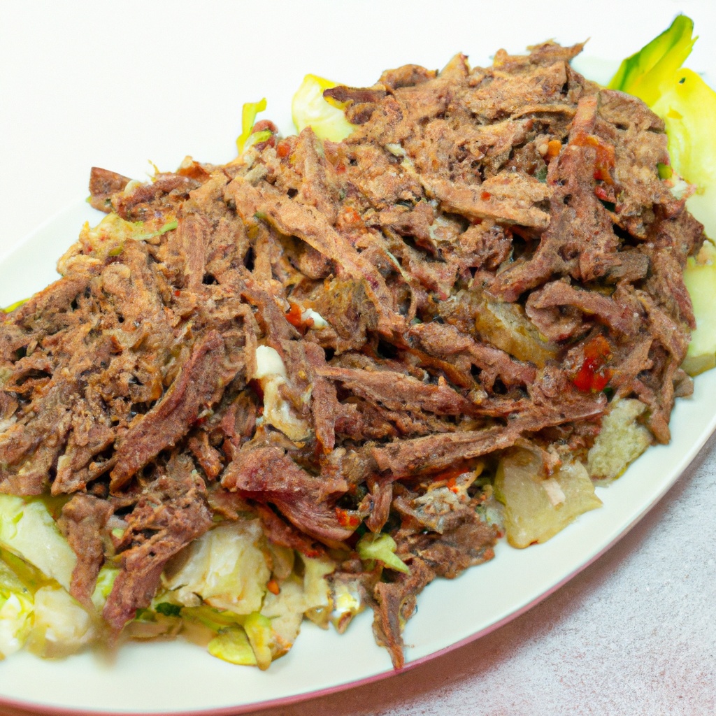 Salpicon Mexican Shredded Beef Salad Recipe Wise