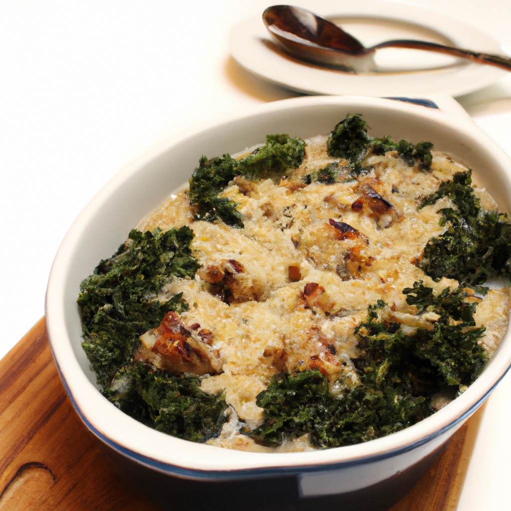 Beecher's Kale and Brown Rice Gratin With Smoked Cheese Recipe Wise