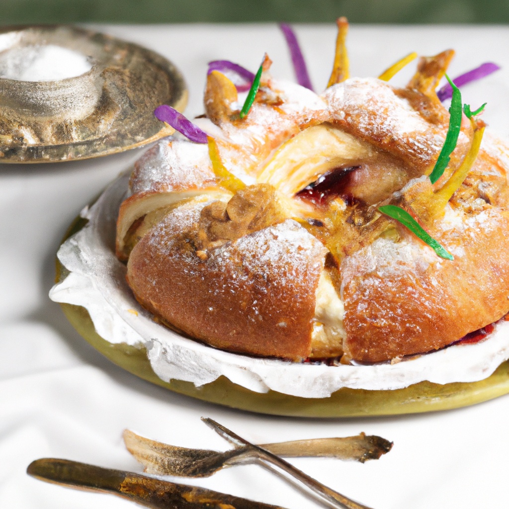 Buttermilk King Cake with Cream Cheese Filling Recipe Wise