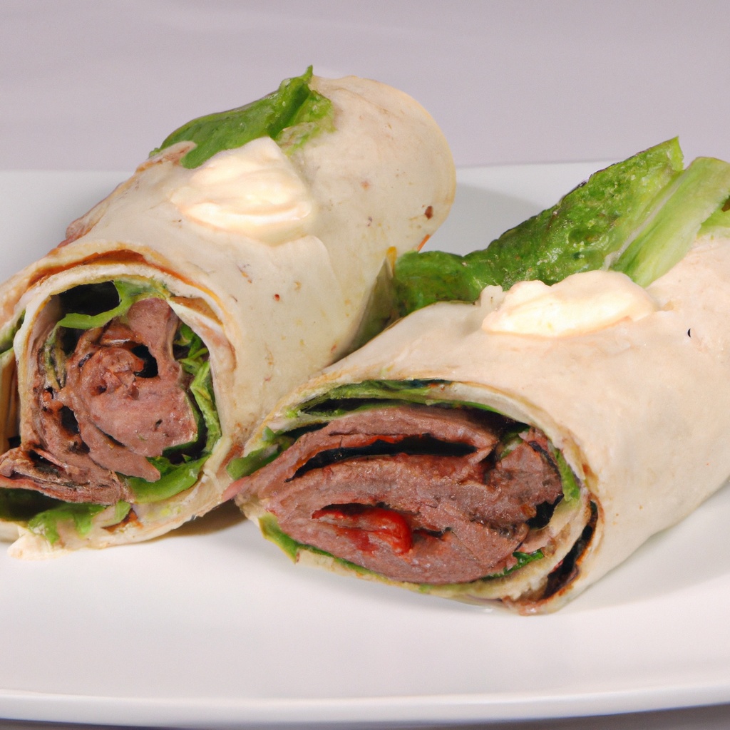 Cheesy Roast Beef Wraps Recipe Wise
