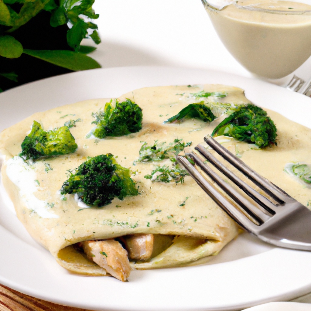 Chicken Crepes With Creamy Tarragon Sauce Recipe Wise