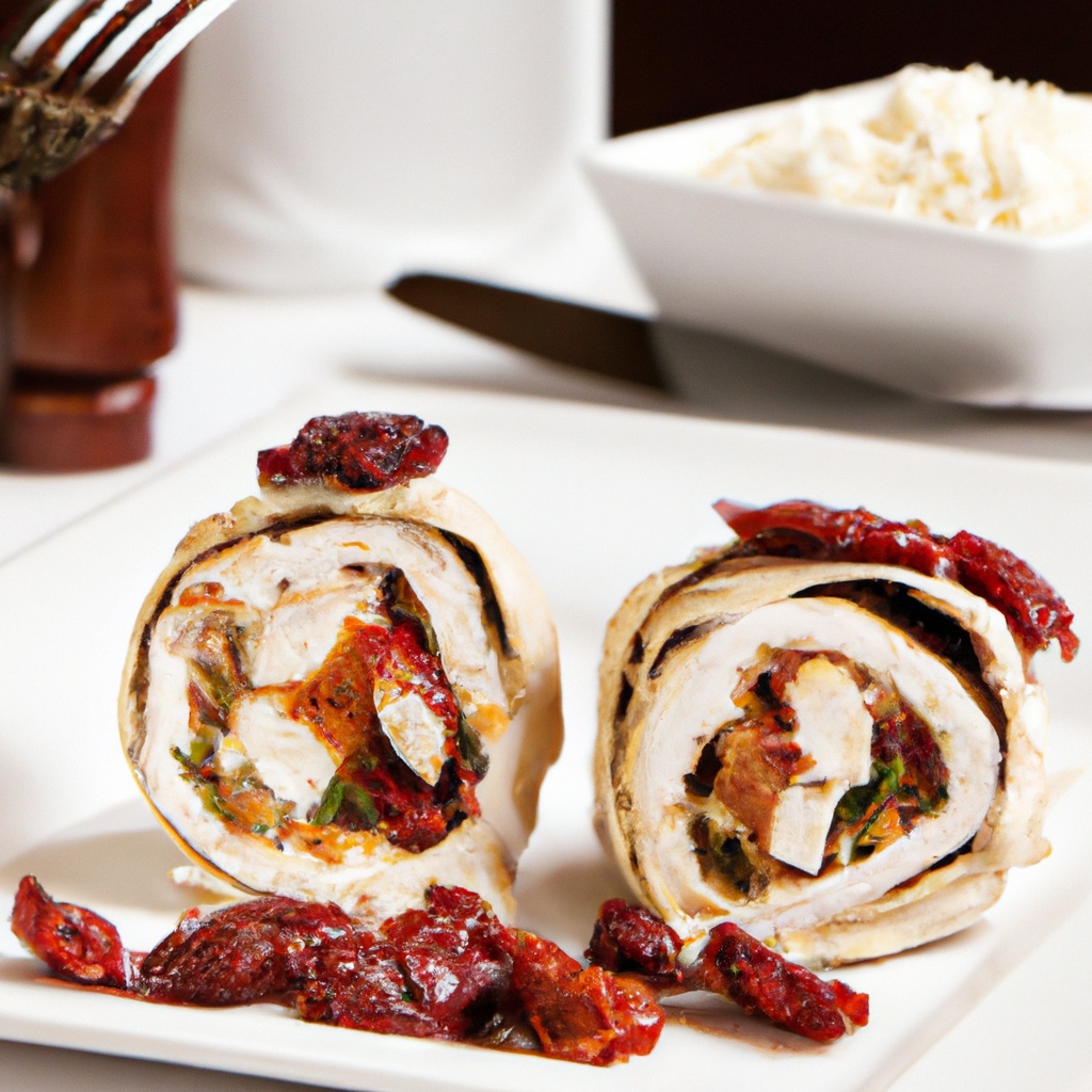 Chicken, Feta Cheese, and SunDried Tomato Wraps Recipe Wise