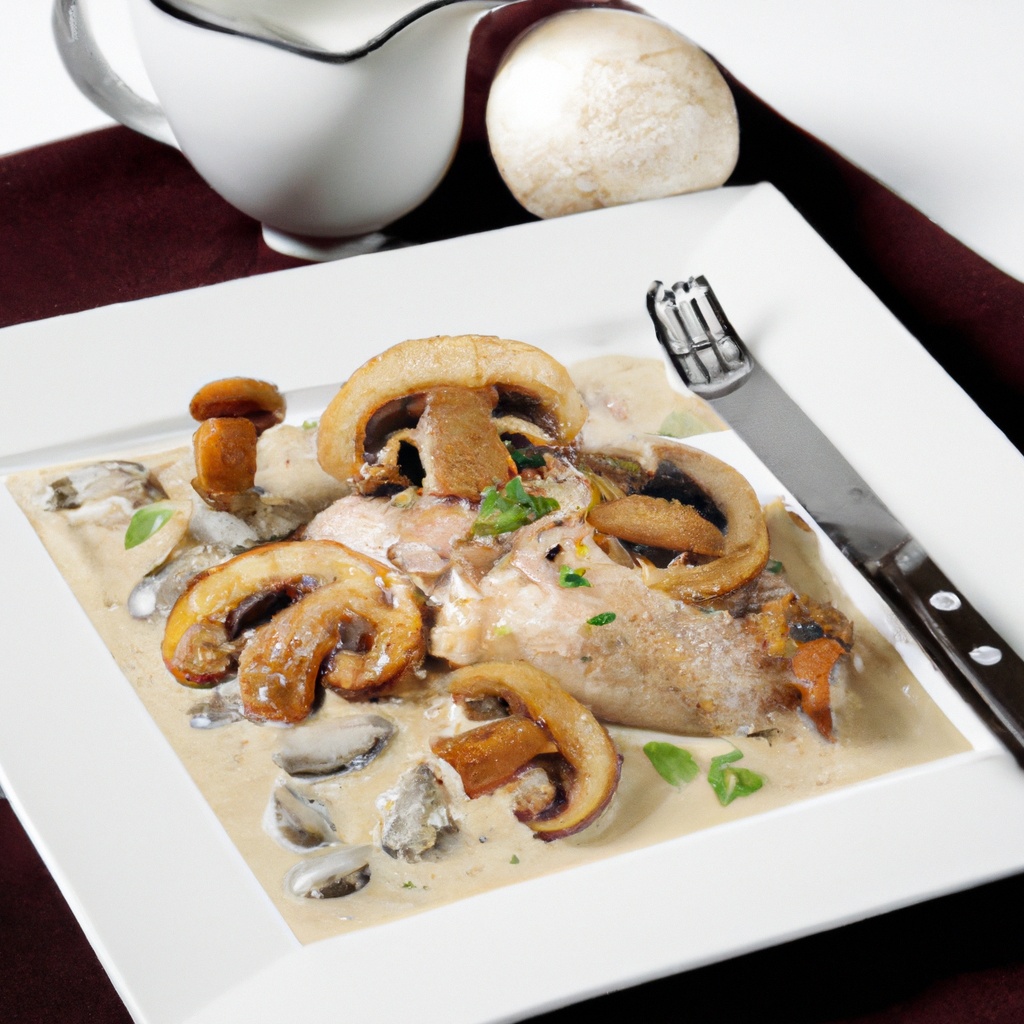 Chicken Paillardes & Mushrooms in Creamy Cognac Dijon Sauce Recipe Wise