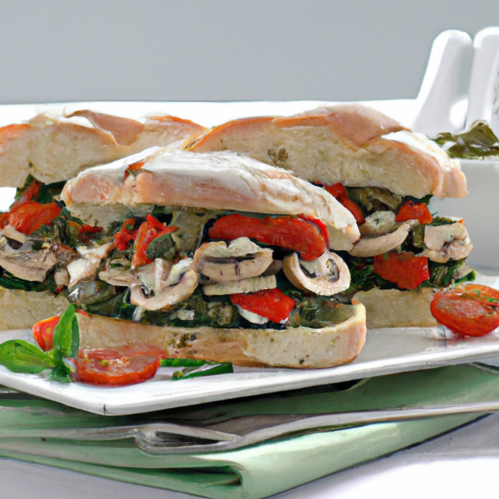 Chicken Pesto & Feta Cheese Sandwich Recipe Wise