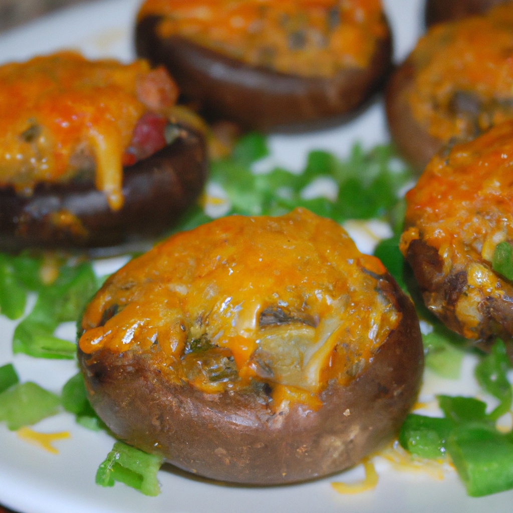 Chorizo Cheddar Stuffed Portabella Caps – Recipe Wise