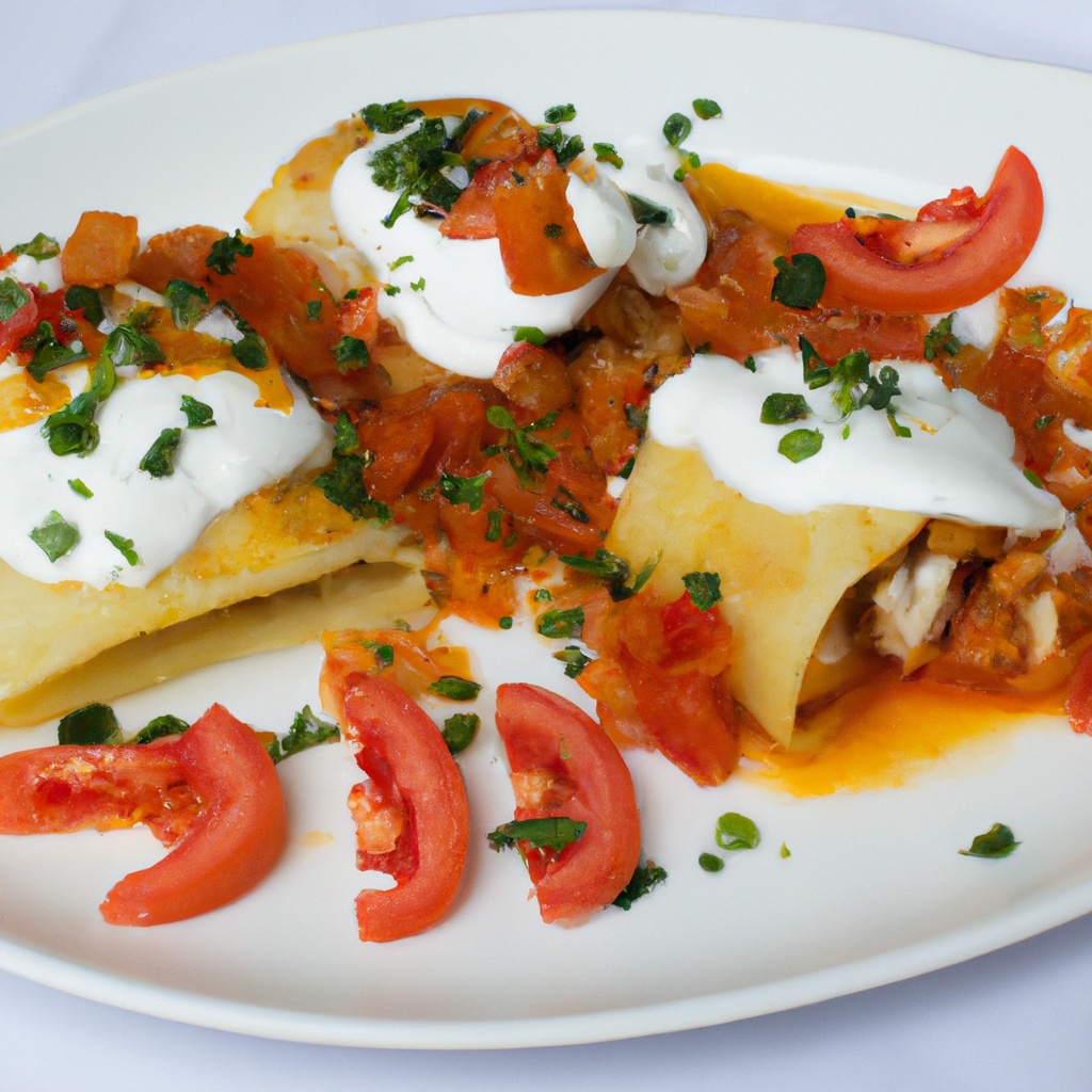 Cottage Cheese Cheddar Enchiladas With Taco Sauce Recipe Wise