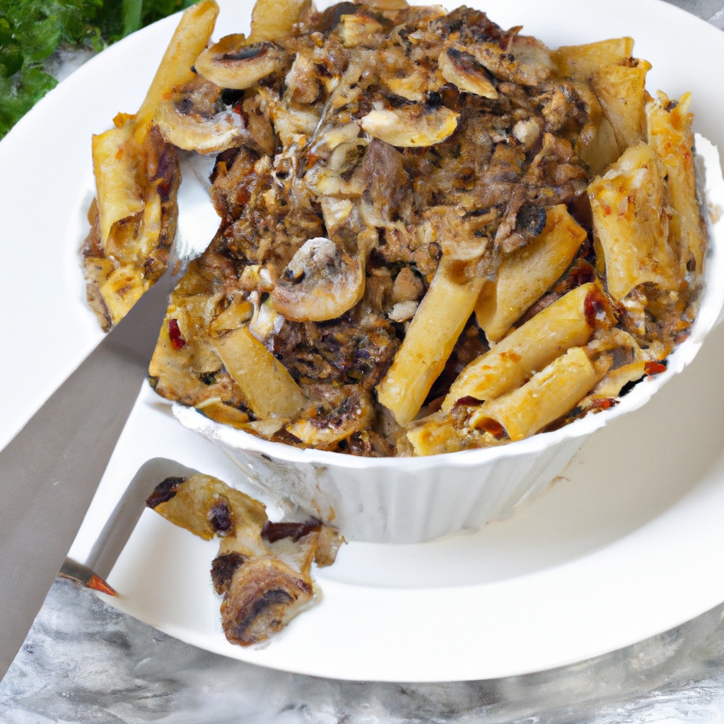 Easy Baked Rigatoni With Ground Beef And Mushrooms – Recipe Wise