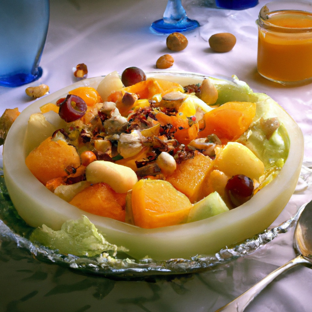 Fruchtsalat Mit Nussen (Fruit Salad With Nuts) – Recipe Wise