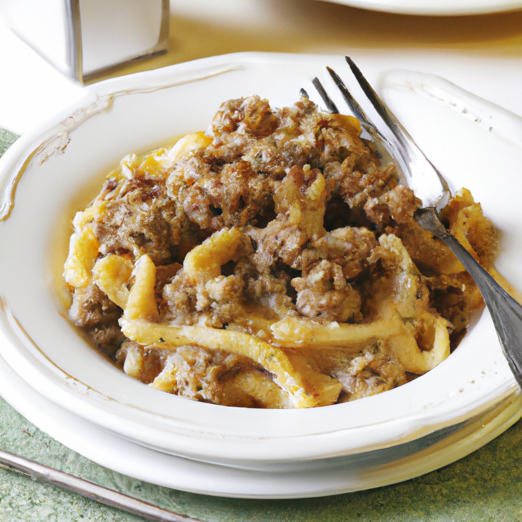 Ground Beef Hamburger Stroganoff Casserole Recipe Wise