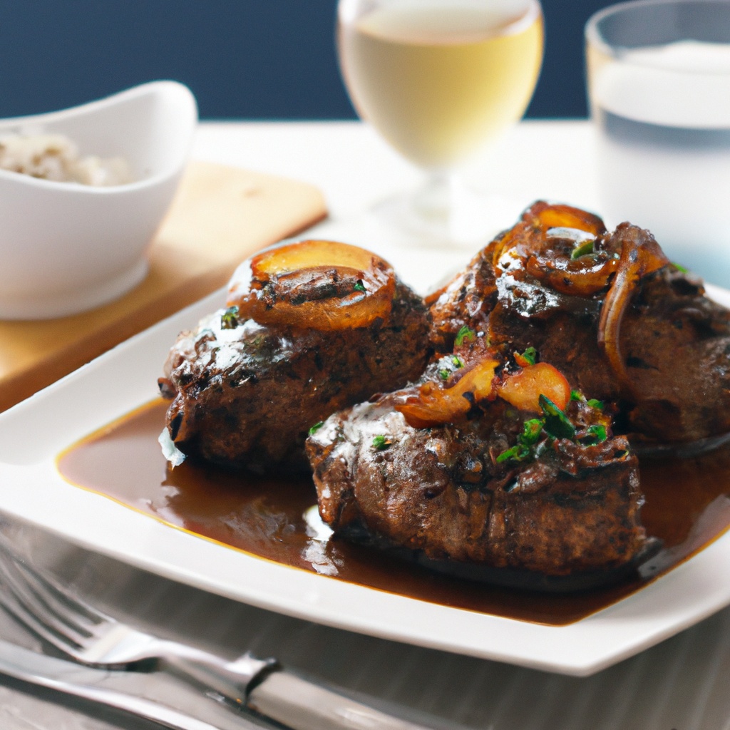 Guinness Chops with Onion Gravy Recipe Wise