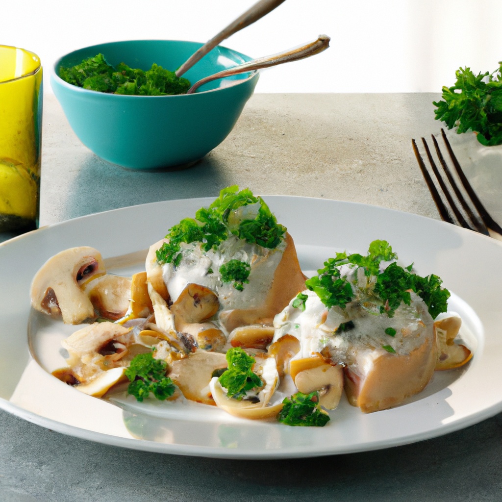 Halibut With Mushrooms Recipe Wise 9519