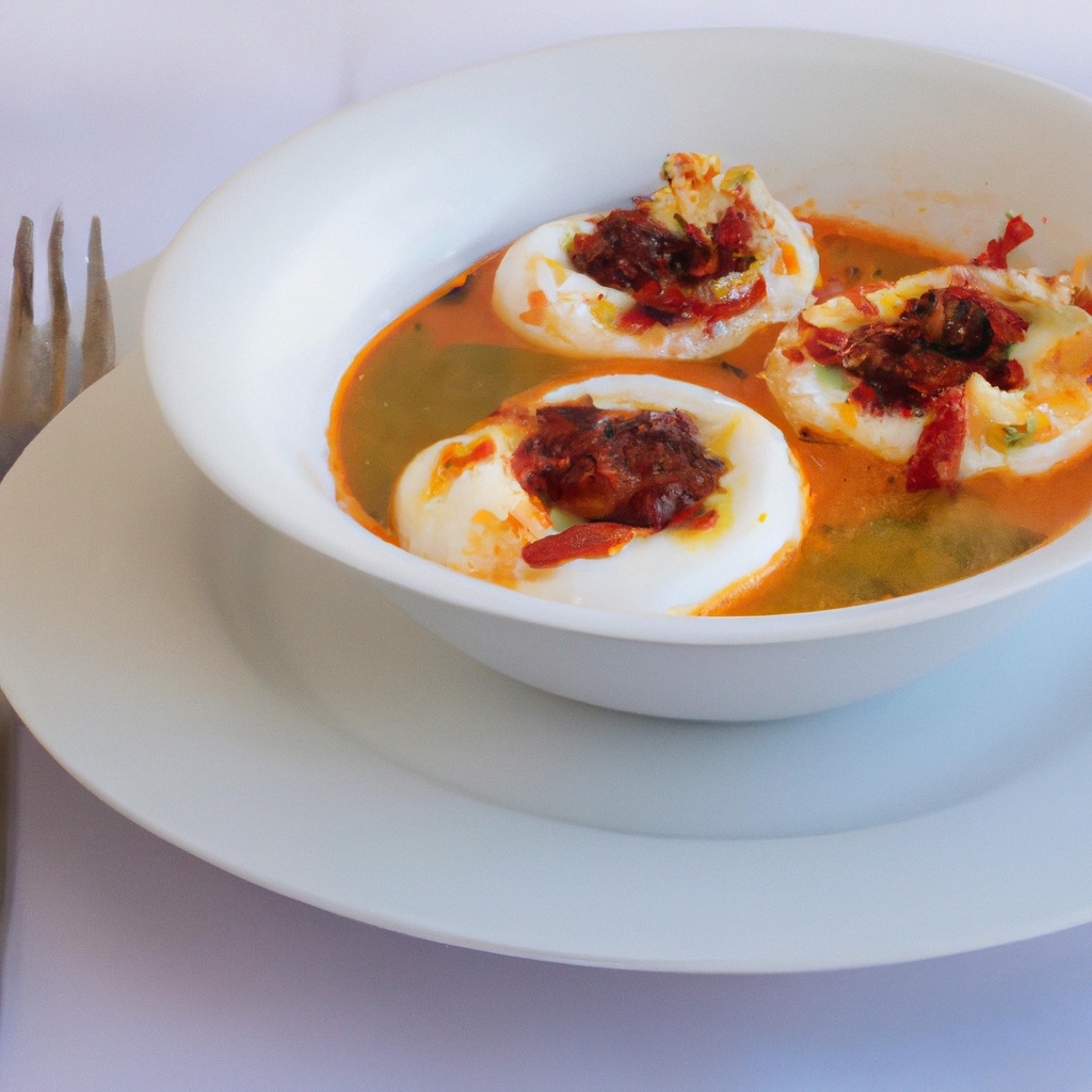 Honduran Huevos Con Salsa De Chiles (Eggs Poached in Chili Sauce