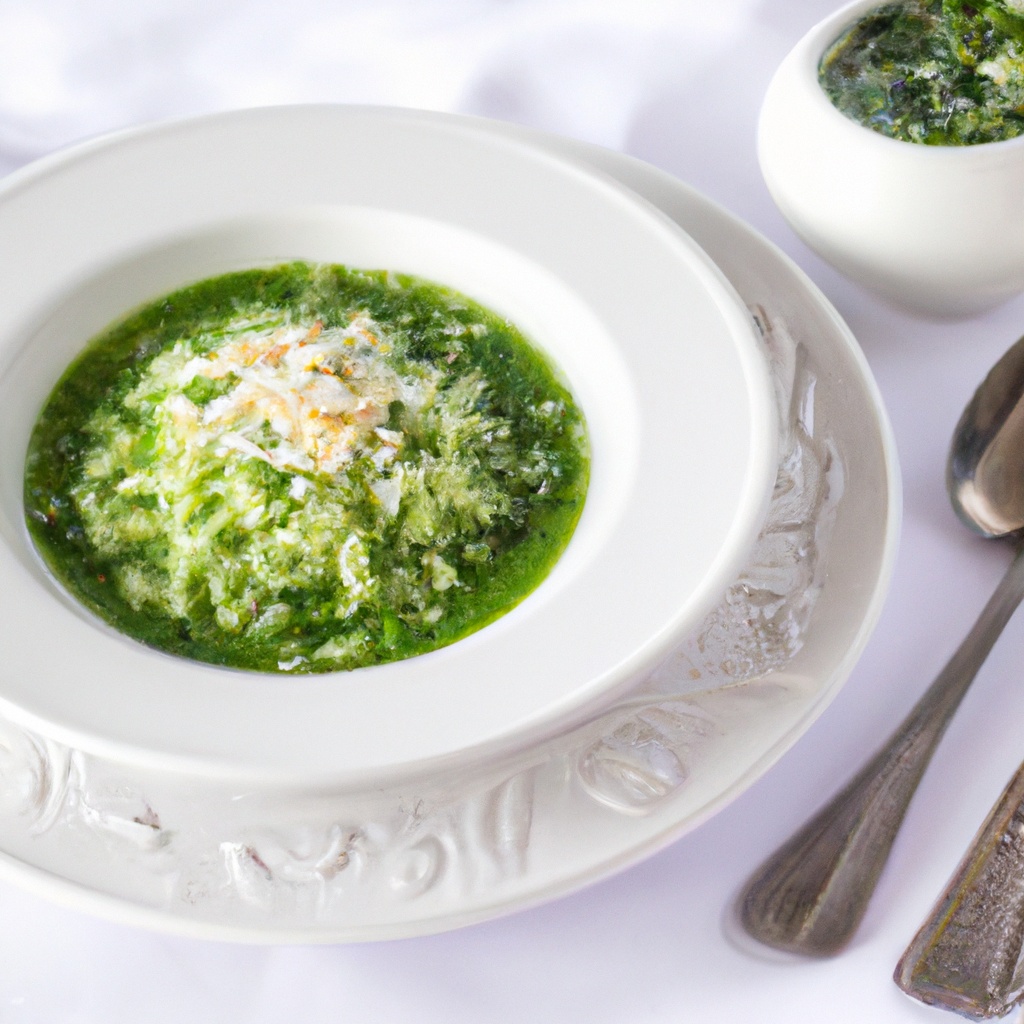 ItalianStyle Greens Soup With Arborio Rice Recipe Wise