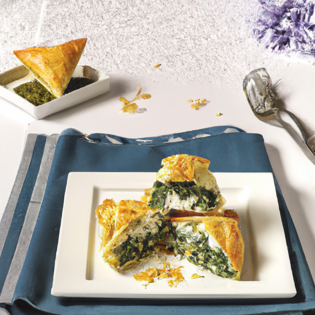 Kittencal's Greek Spinach and Feta Puff Pastry Triangles Recipe Wise