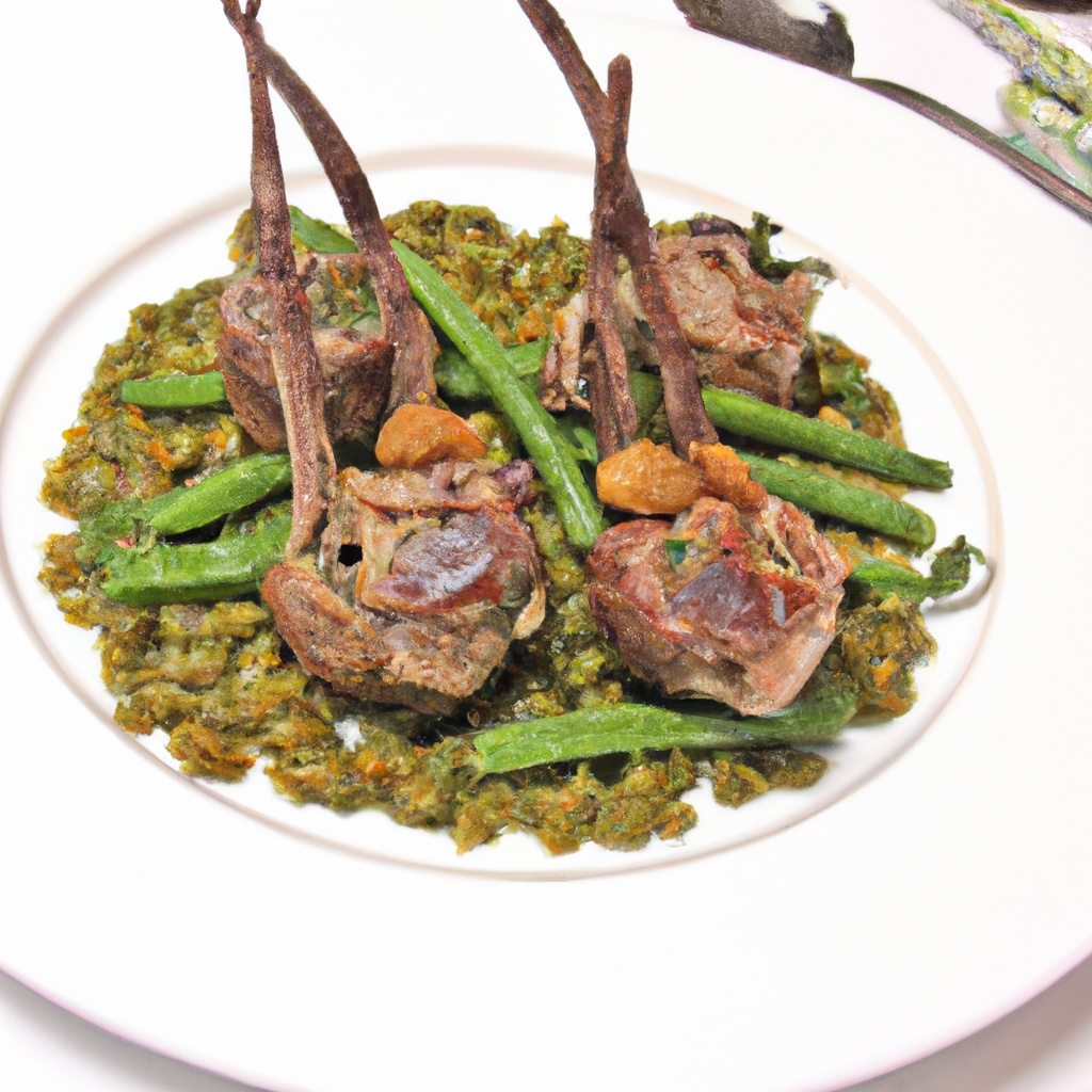 Lamb Chops With Lebanese Green Beans – Recipe Wise