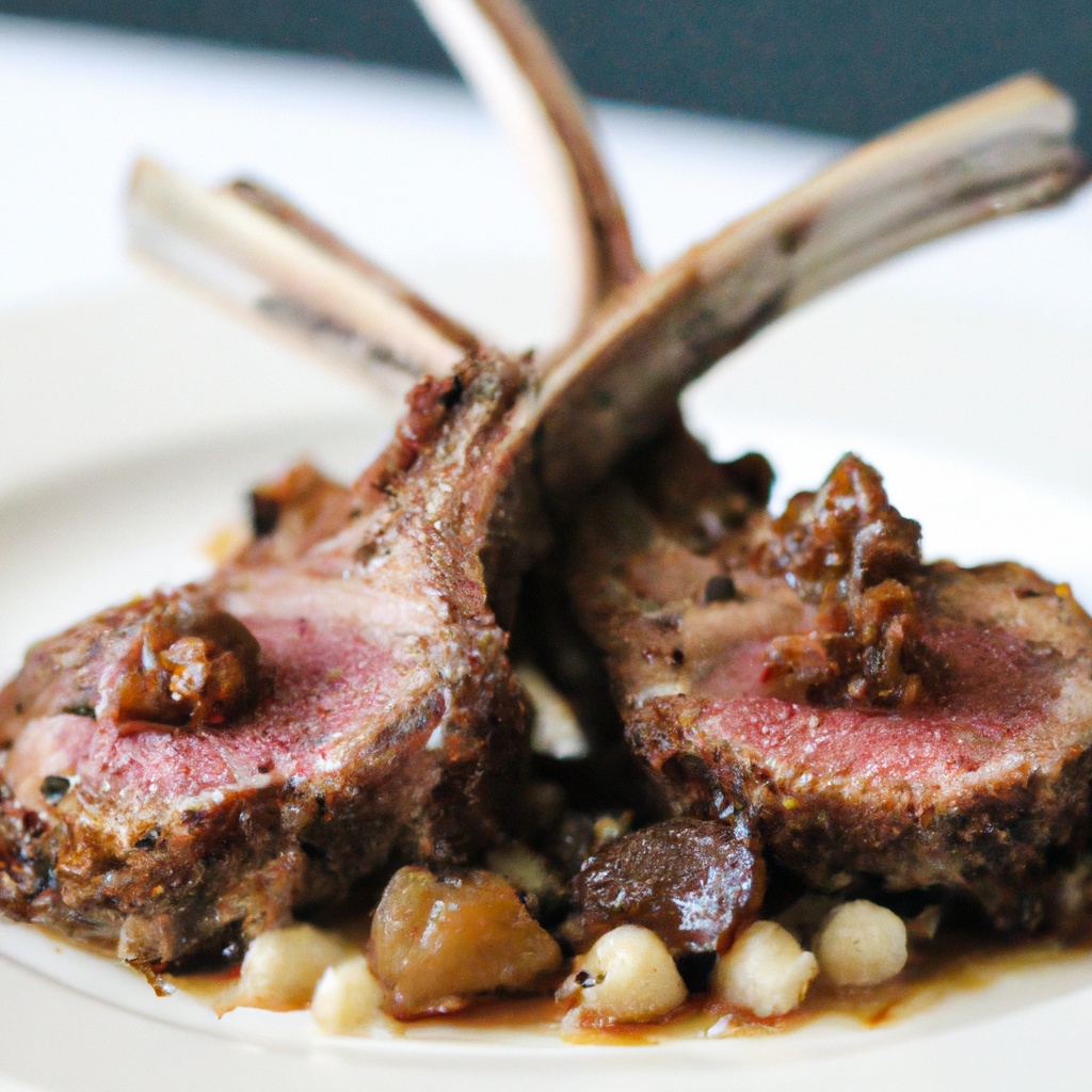 Macadamia NutCrusted Lamb Chops With Bordelaise Sauce Recipe Wise