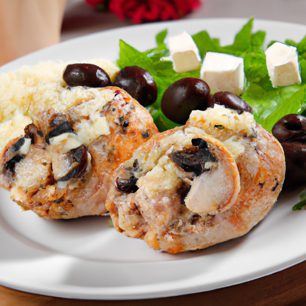 Mediterranean Stuffed Boneless Chicken Thighs – Recipe Wise