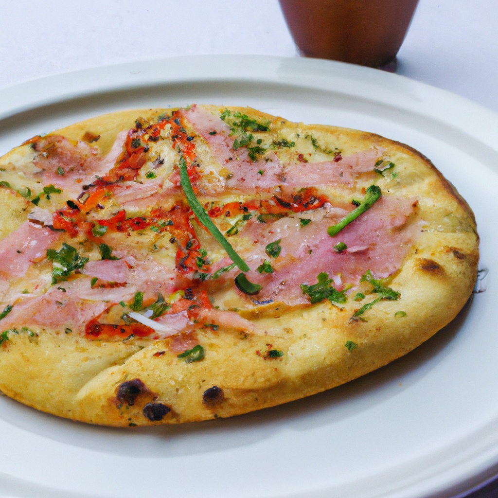 Naan Bread Margherita Pizza with Prosciutto Recipe Wise