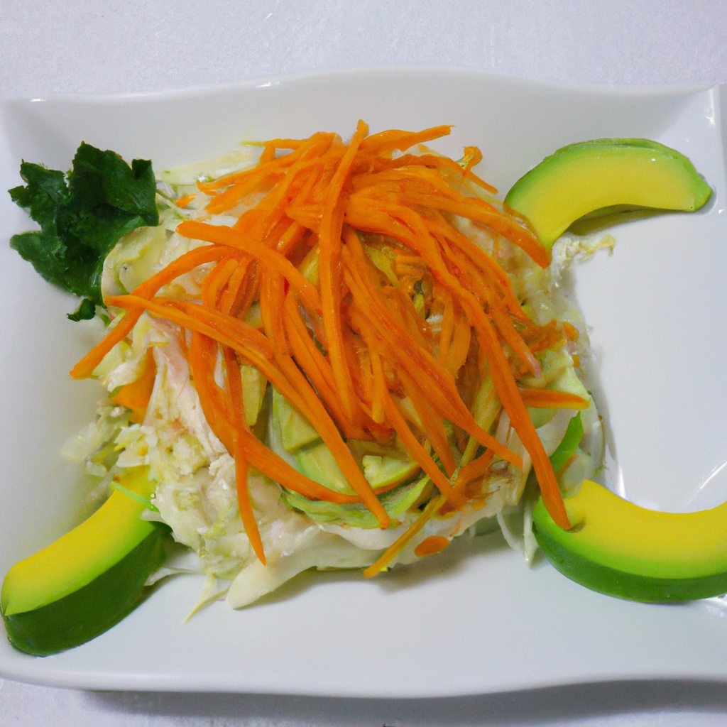 Puerto Rican Cabbage, Avocado, and Carrot Salad Recipe Wise