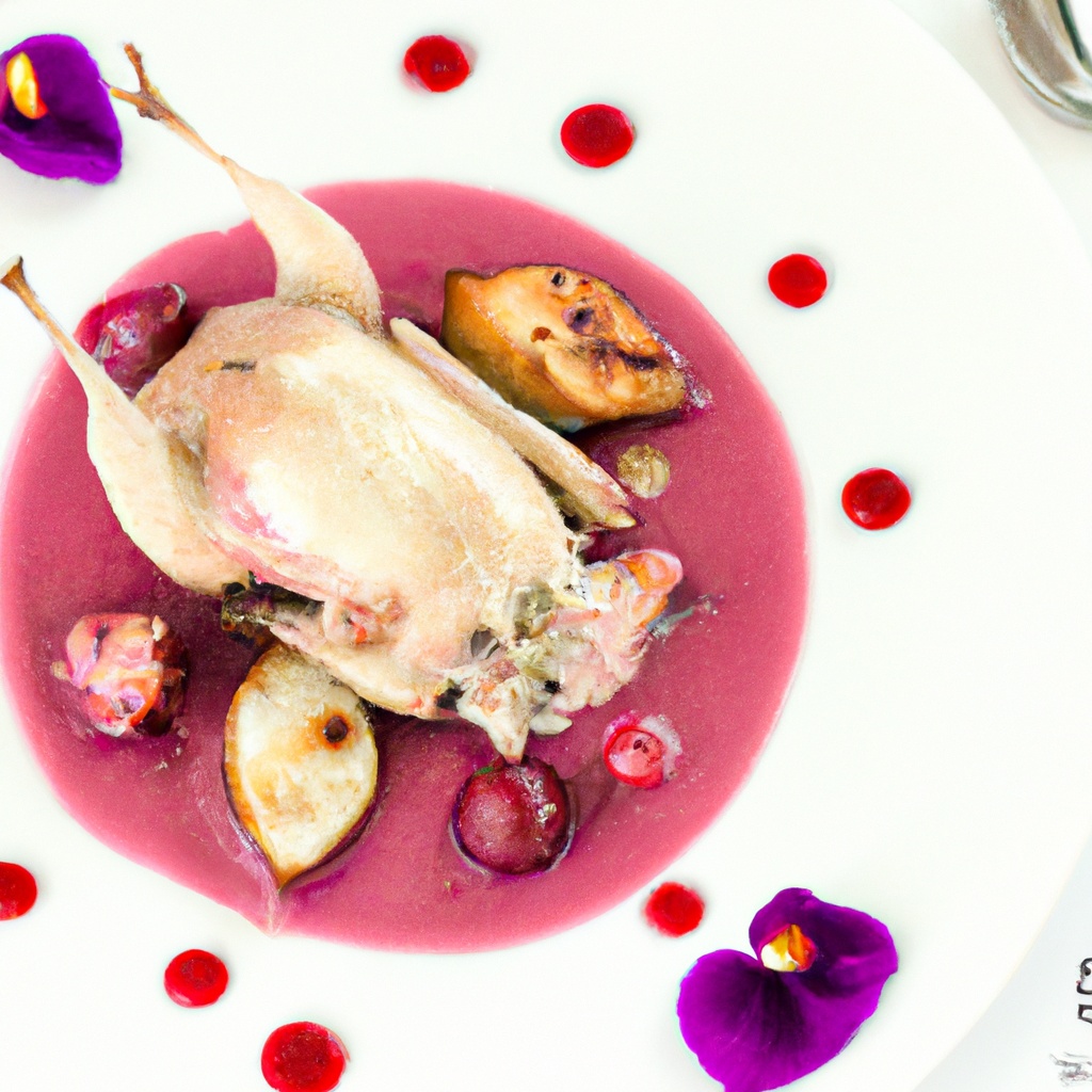 Quail in Rose Petal Sauce Recipe Wise