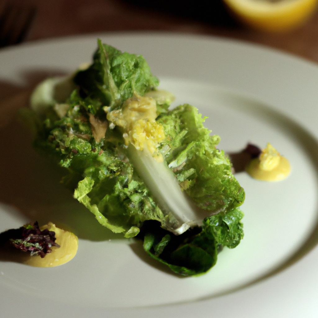 Romaine with Garlic Lemon Anchovy Dressing Recipe Wise
