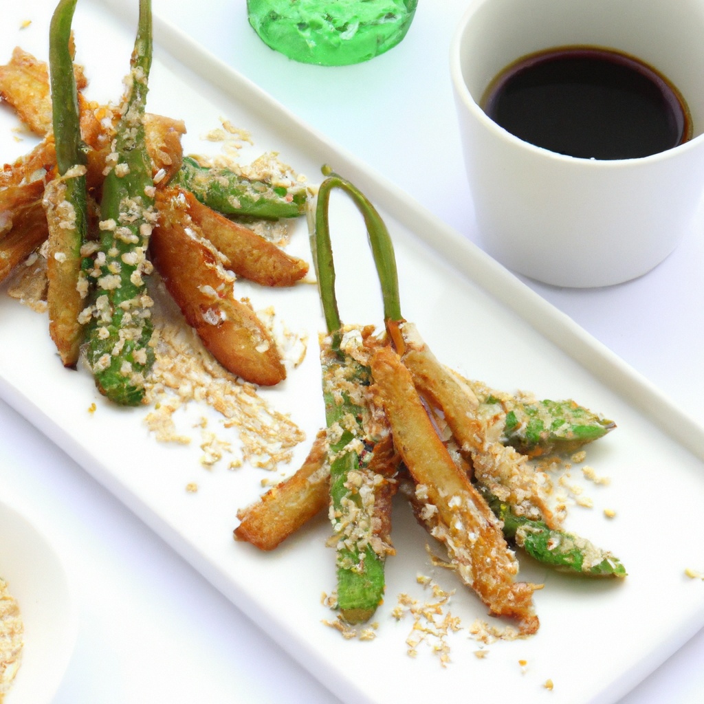Sesame Tempura Green Beans With Soy Dipping Sauce Recipe Wise