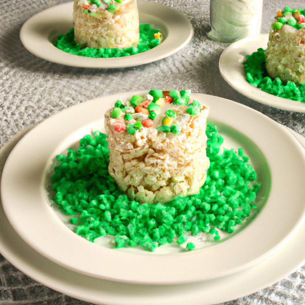 st patricks day rice crispy treats