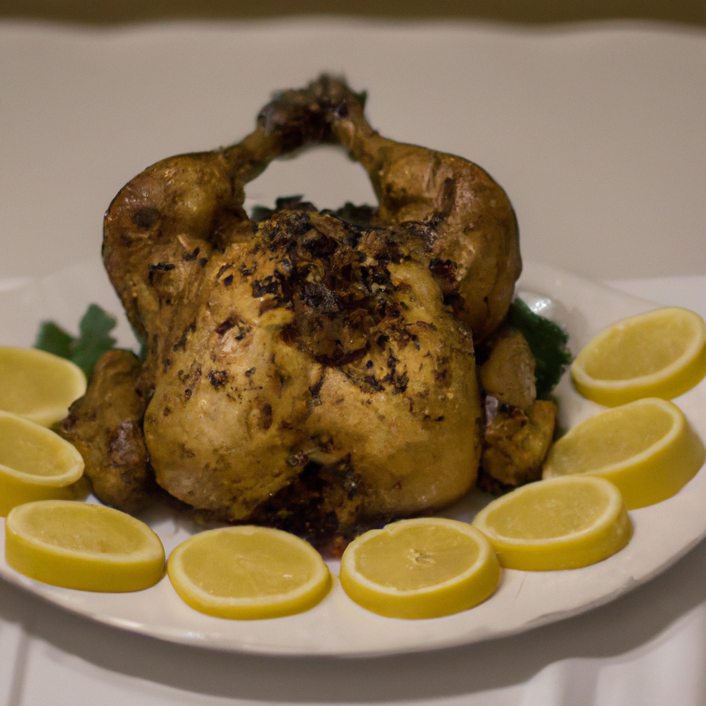 Lemon Garlic Roasted Chicken