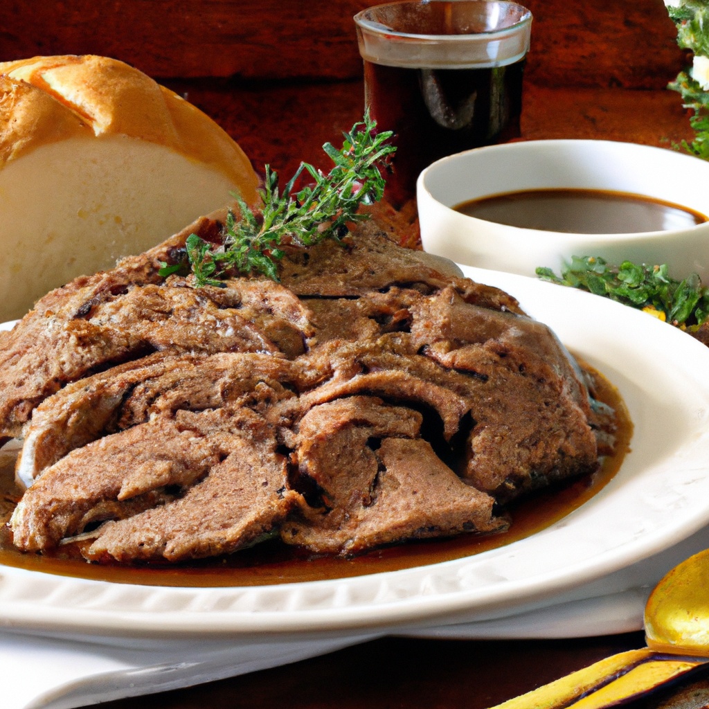 French Dip Roast Beef for the Crock Pot