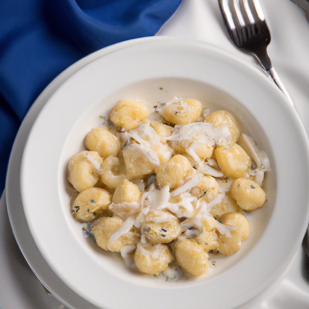 Potato Gnocchi With Gorgonzola