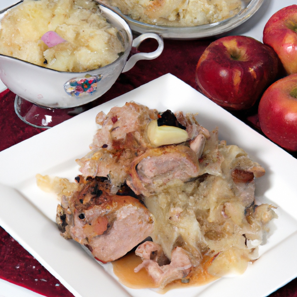 Midwestern Harvest Pork With Apples & Sauerkraut (Crock Pot)