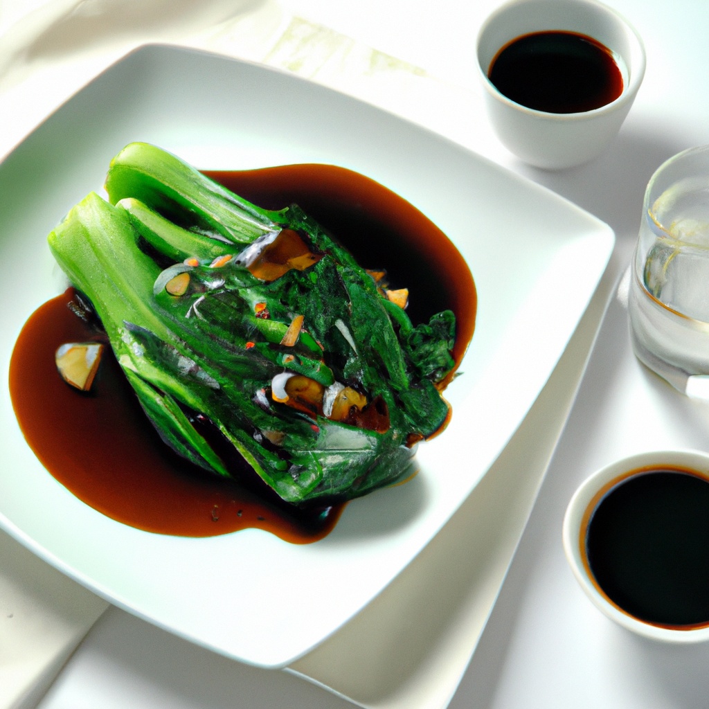 Choy Sum with Oyster Sauce