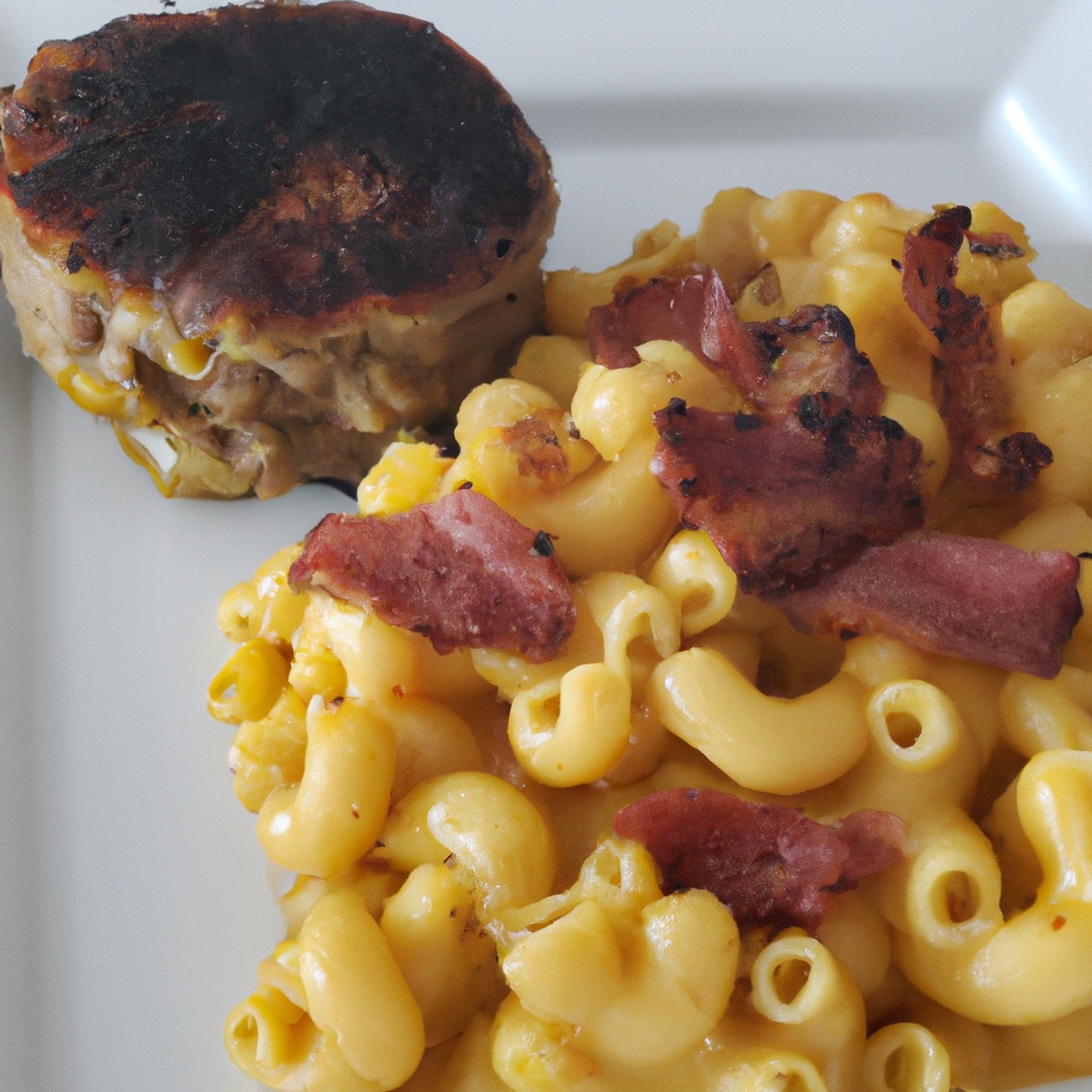 Spicy Mexican Bacon Hamburger Macaroni and Cheese