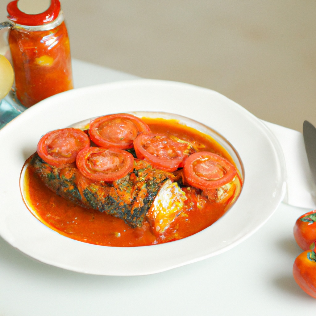 Kenya Fish Baked With Tomatoes and Spices (Mtuzi Wa Samaki)