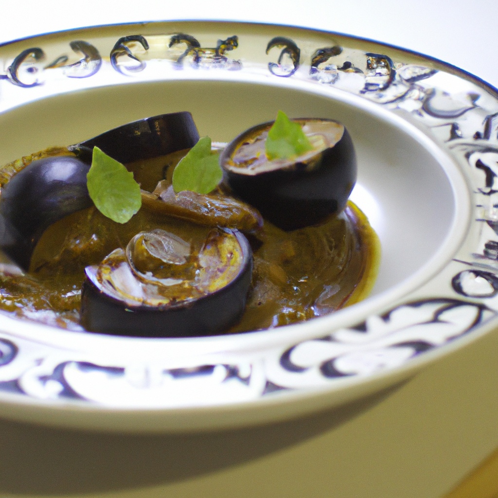 Eggplant Curry “no-Fry” Sri Lankan Style Using Coconut