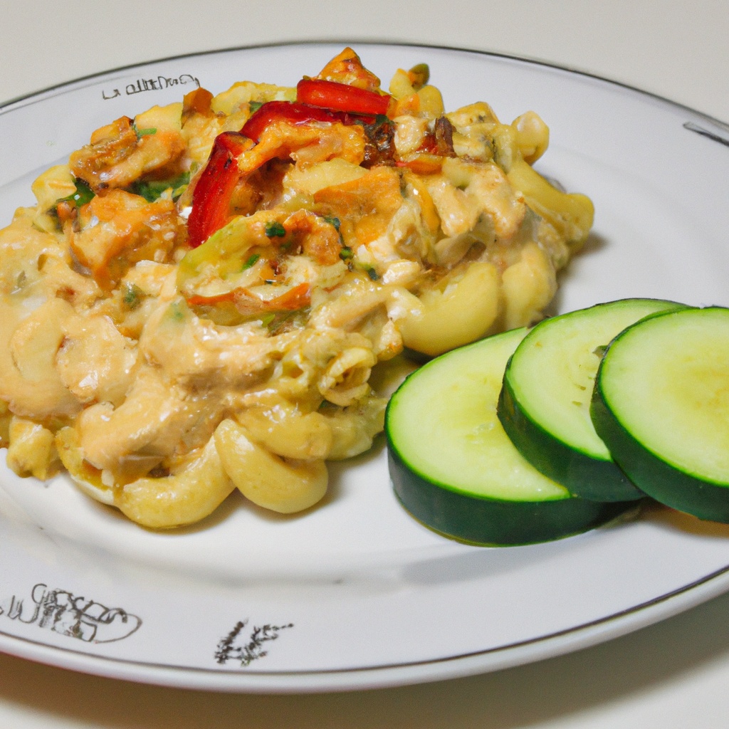 Spicy Low Fat 3-cheese Pasta With Chipotle
