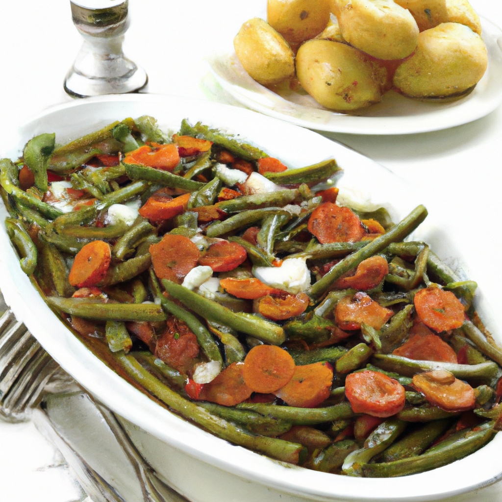 Kosta’s Greek Ambrosia Green Beans