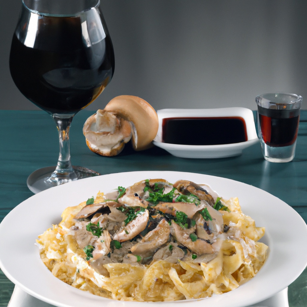 Creamy Chicken Marsala Fettuccine