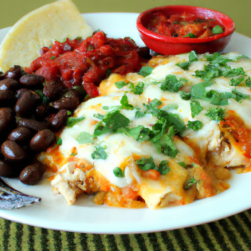 Southwest Chicken Enchiladas – Healthier Version