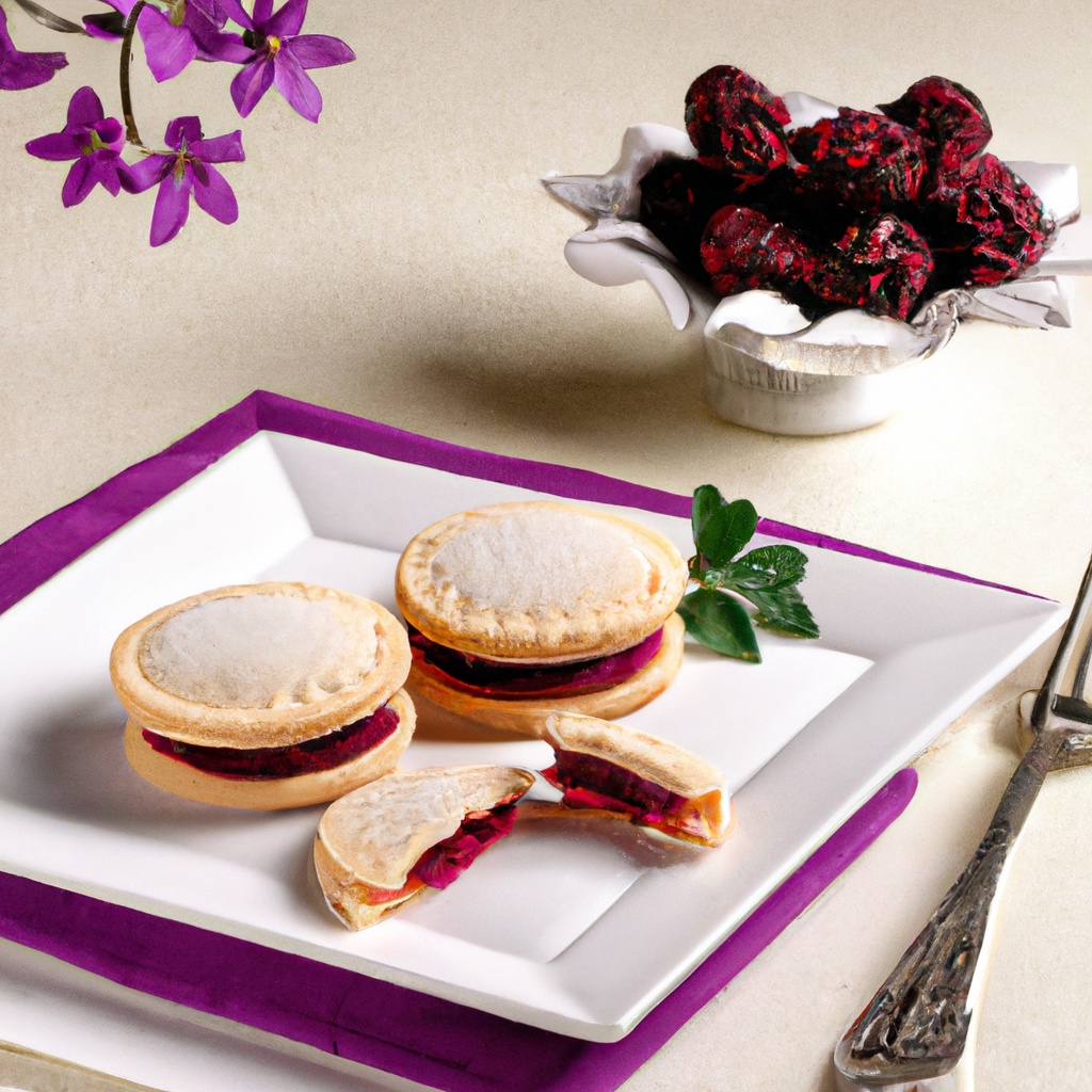 Boysenberry-Filled Sandwich Cookies