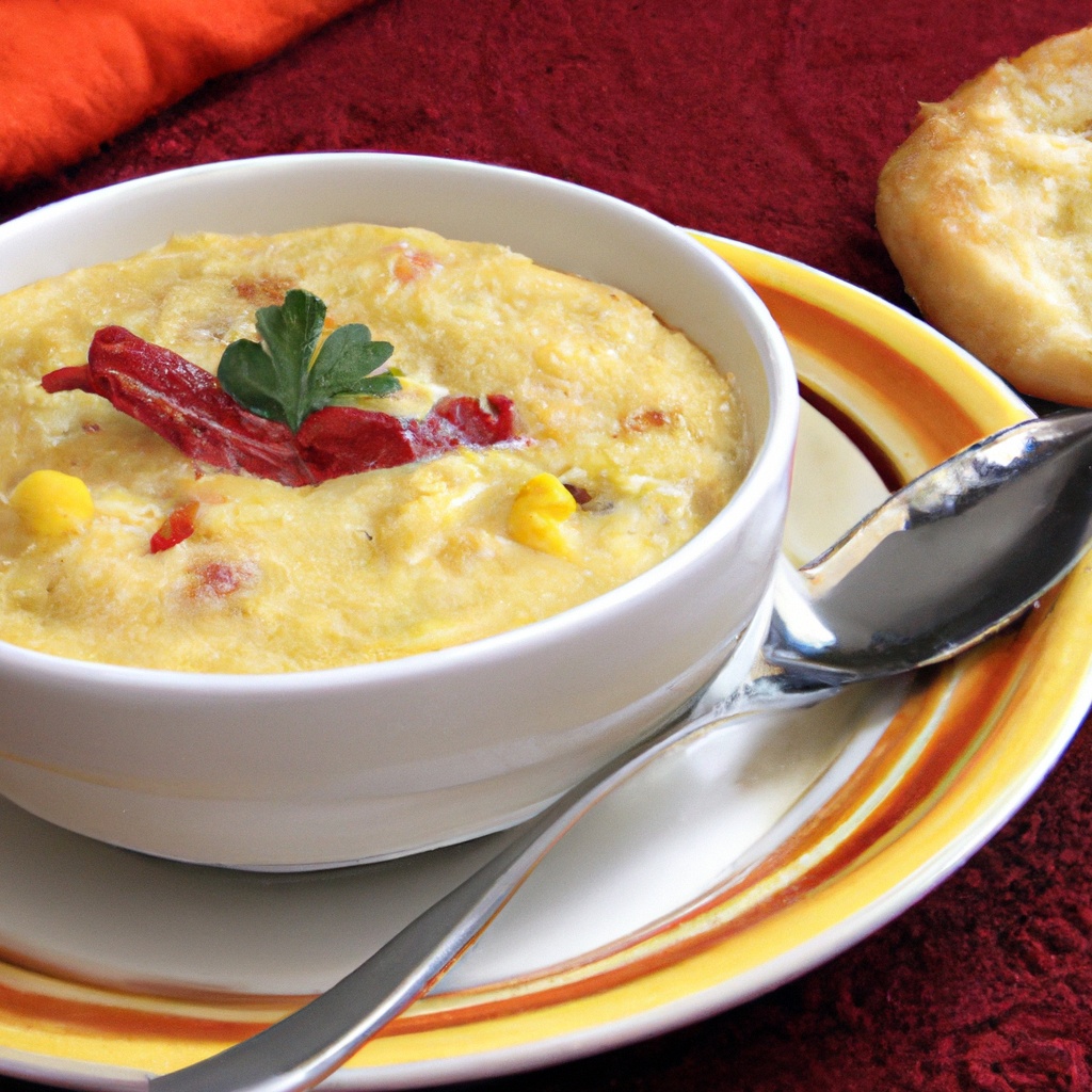Tex-Mex Spoon Bread (Low-Fat)