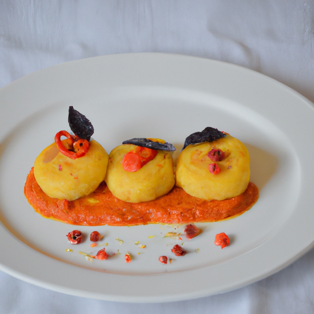 Roast Pepper Polenta Cakes
