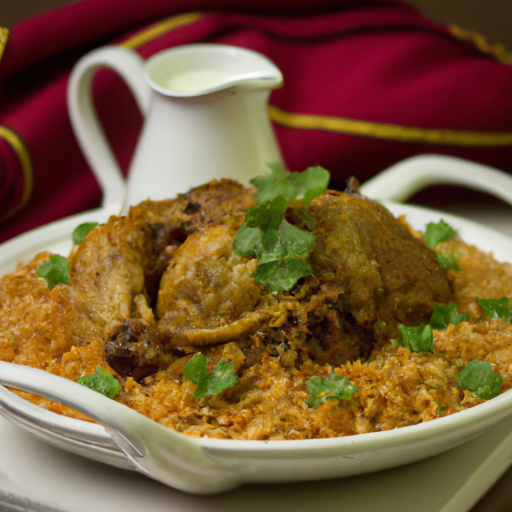 Biryani-Style Baked Chicken and Rice