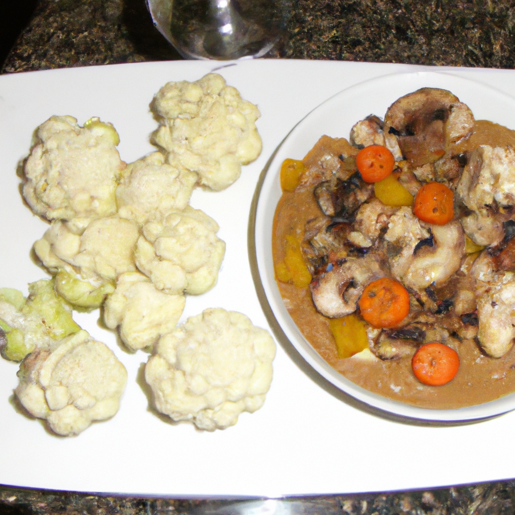 Thai Style Curry With Chicken Thighs and Cauliflower