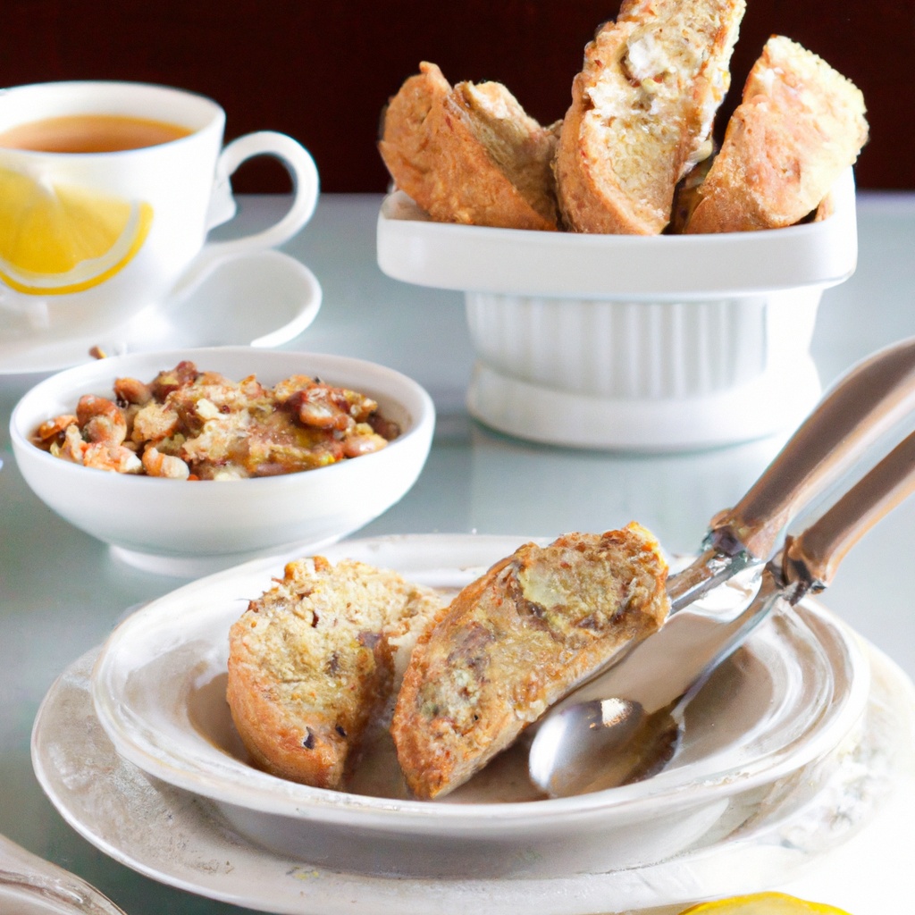 Lemon-Walnut Biscotti
