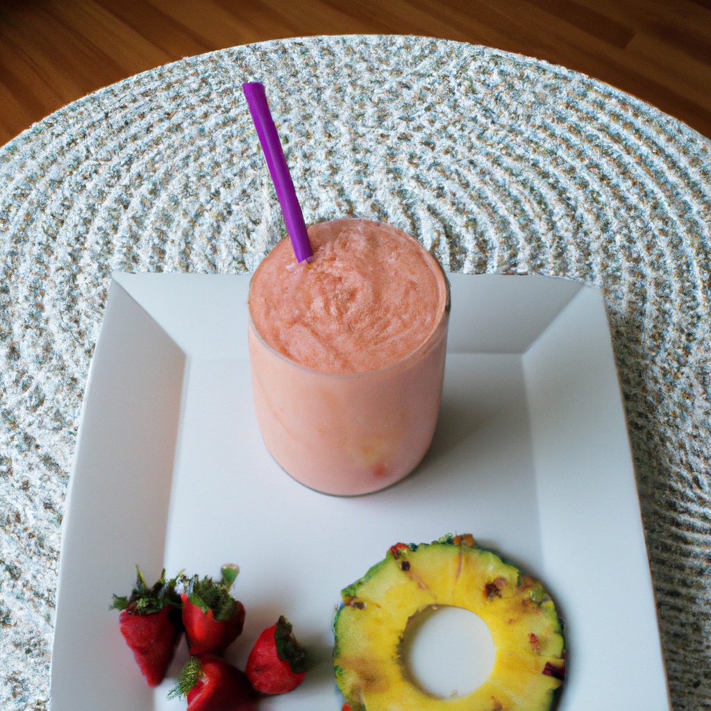 Jamba Juice at Home Strawberry Shortcake Smoothie