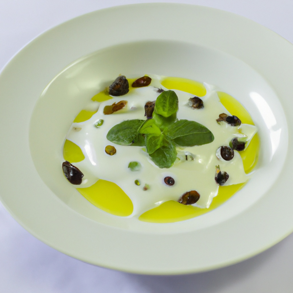 Yogurt, Mint and Golden Raisin Dressing
