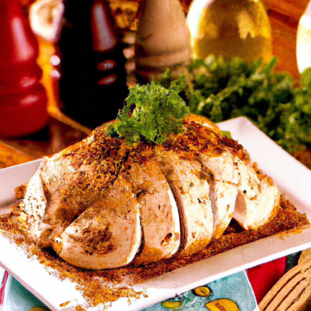 Tunisian Slow-Cooked Turkey Breast