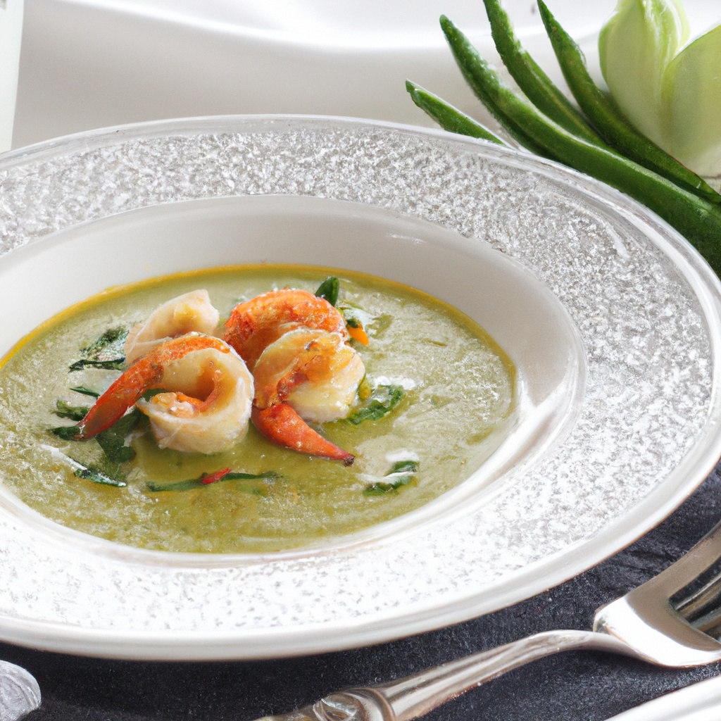 Thai Style Green Curry Shrimp