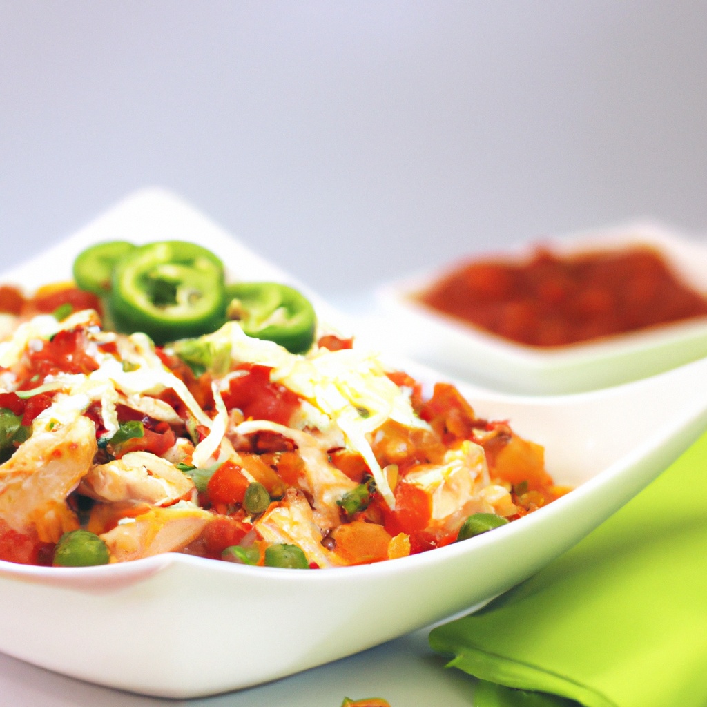 Chicken Taco Bowls with Pinto Beans and Rice